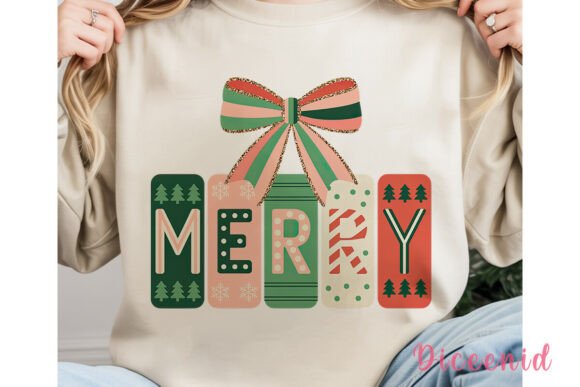 Festive MERRY Christmas Bow PNG Review