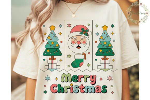 Jolly Santa Christmas Digital Download P Illustrations