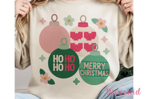 Knit Christmas Ornaments PNG Clipart & Illustrations Review