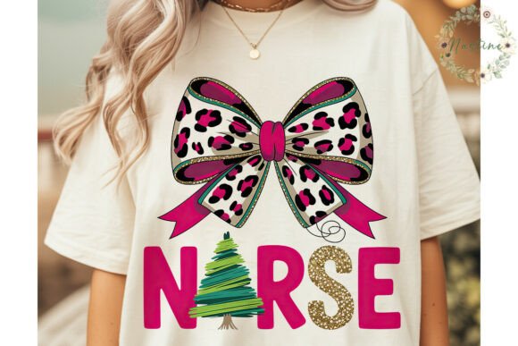 Leopard Print Nurse Christmas PNG Review