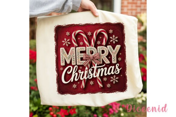 Merry Christmas Candy Canes PNG Clipart Illustrations