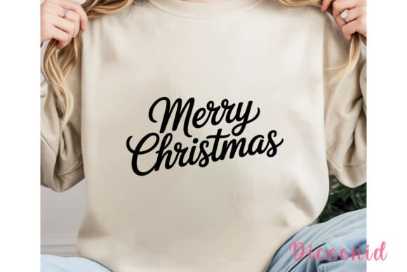 Merry Christmas Script PNG Clipart & Illustrations