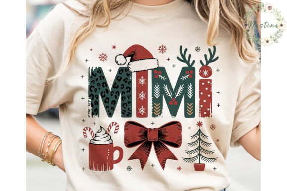 MIMI Christmas Letters PNG Clipart & Illustrations