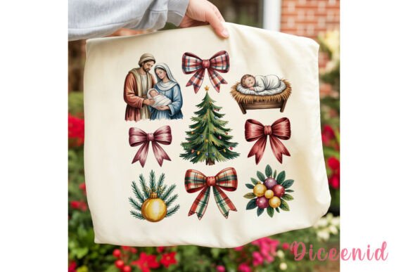 Nativity Christmas Clipart PNG & Illustrations