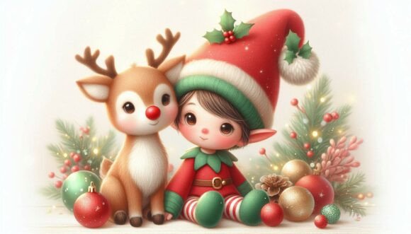 Pastel Cozy Christmas Illustrations Review