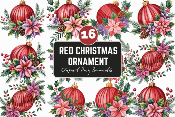 Red Christmas Ornament Clipart: A Designer Review