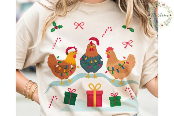 Review: Christmas Chickens Sublimation Design & Illustrations