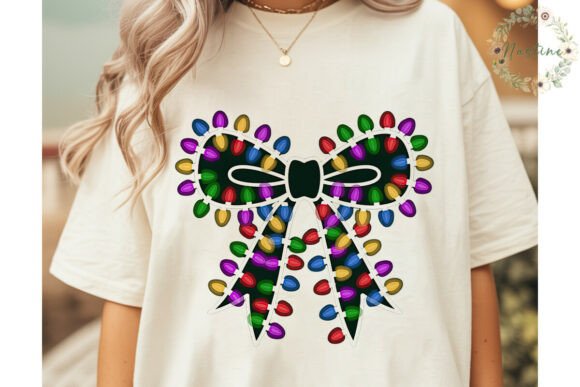 Review: Christmas Lights Bow Sublimation Design