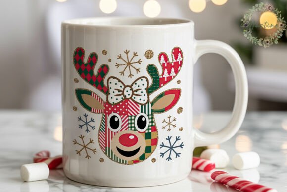 Review: Patchwork Reindeer Christmas PNG Clipart & Illustrations