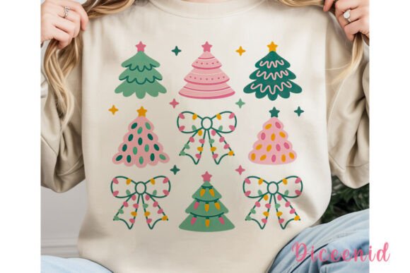 Review: Whimsical Christmas Tree Bows PNG for Embroidery