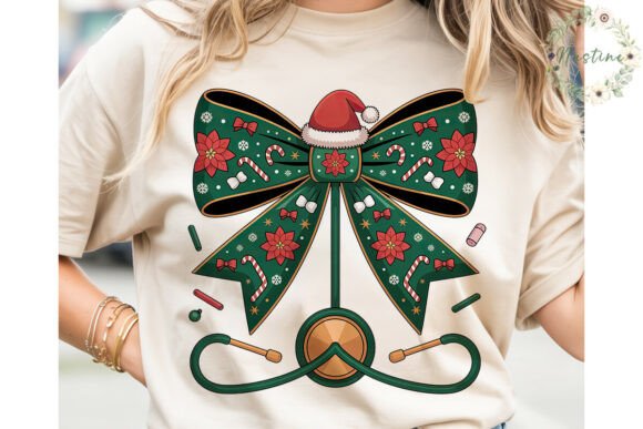 Reviewing Christmas Stethoscope Illustrations