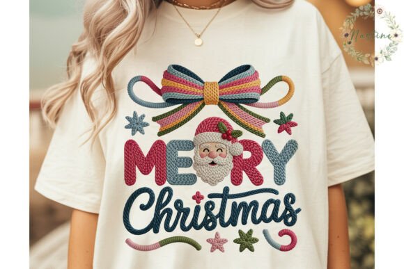 Textured Merry Christmas PNG Clipart for Illustrations