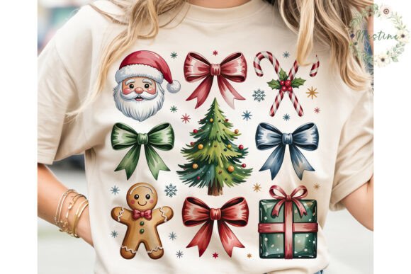 Watercolor Christmas Elements PNG & Illustrations